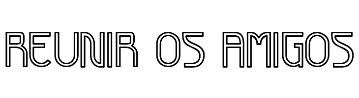 Futurex Variation Alpha Hollow  Free Fonts Download