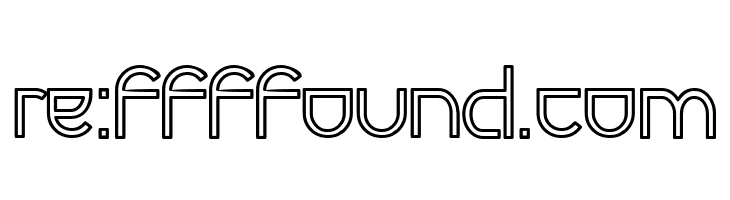 Futurex Variation Alpha Hollow  Free Fonts Download