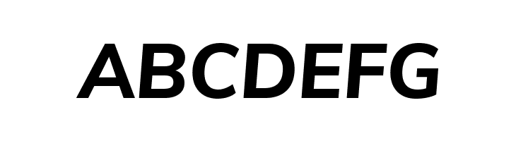 Muli ExtraBold Italic  Free Fonts Download