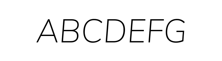 Muli ExtraLight Italic  Free Fonts Download