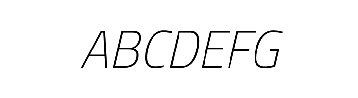 Titillium Web ExtraLight Italic  Free Fonts Download
