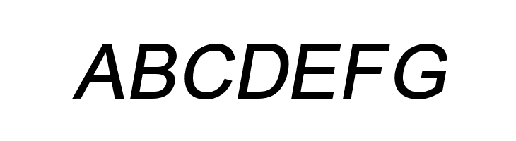 ER Univers 1251 Italic  Free Fonts Download