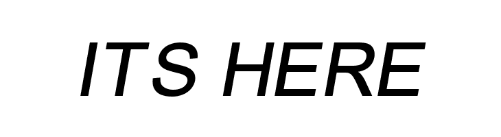 ER Univers 1251 Italic  Free Fonts Download