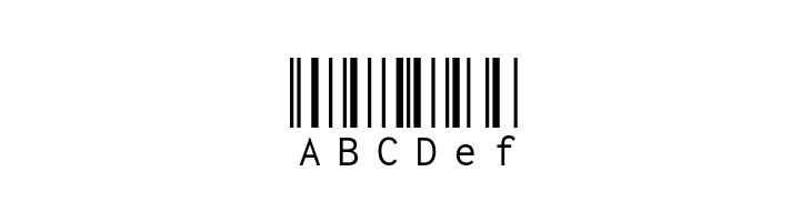 Libre Barcode 128 Text Regular  Free Fonts Download