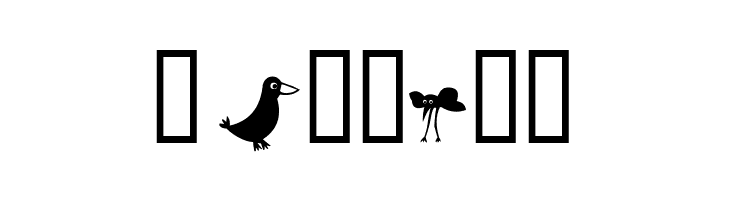 Birds  Free Fonts Download