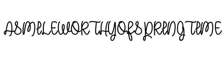 A Perfect Place  Free Fonts Download