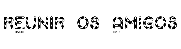 Candy Cane Tryout  Free Fonts Download