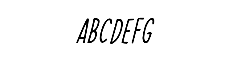 Skinny Things Italic  Free Fonts Download