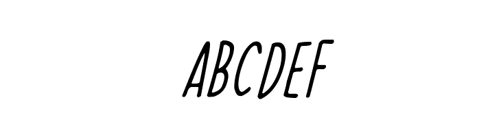 Skinny Things Italic  Free Fonts Download