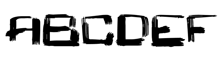 Square Brush  Free Fonts Download