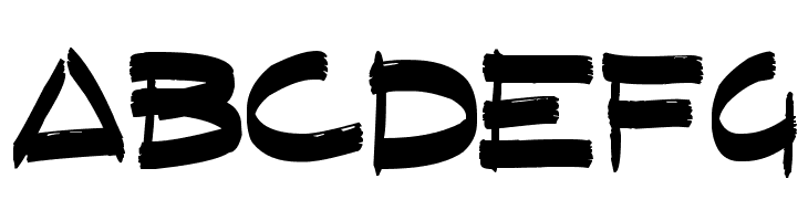 Fast Flat Brush  Free Fonts Download