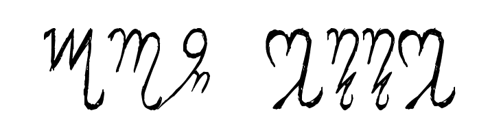 Theban Alphabet  Free Fonts Download