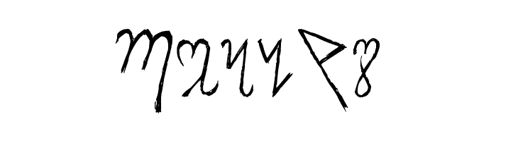 Theban Alphabet  Free Fonts Download