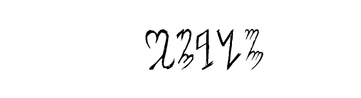 Theban Alphabet  Free Fonts Download