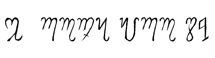 Theban Alphabet  Free Fonts Download