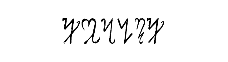 Theban Alphabet  Free Fonts Download