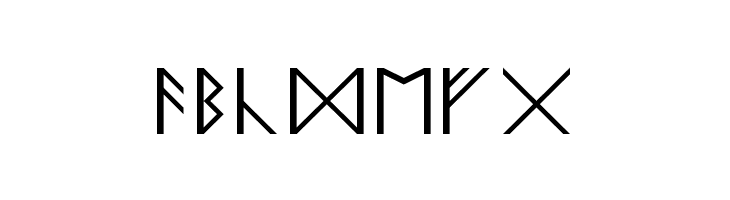 Anglo Saxon Runes Regular  Free Fonts Download