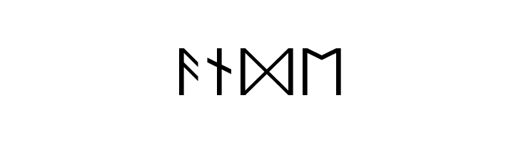 Anglo Saxon Runes Regular  Free Fonts Download
