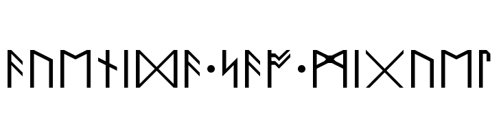 Anglo Saxon Runes Regular  Free Fonts Download