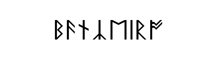 Anglo Saxon Runes Regular  Free Fonts Download