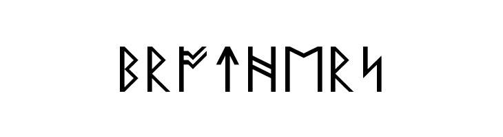 Anglo Saxon Runes Regular  Free Fonts Download