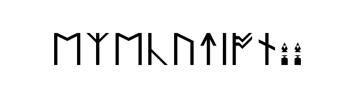 Anglo Saxon Runes Regular  Free Fonts Download