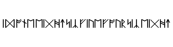 Anglo Saxon Runes Regular  Free Fonts Download