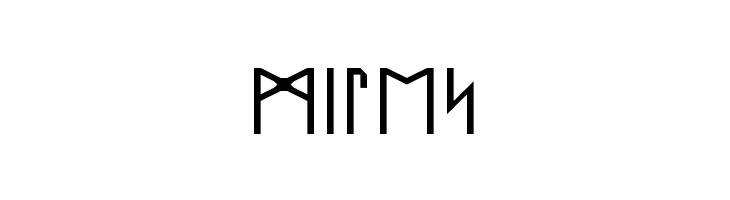 Anglo Saxon Runes Regular  Free Fonts Download