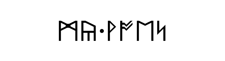 Anglo Saxon Runes Regular  Free Fonts Download