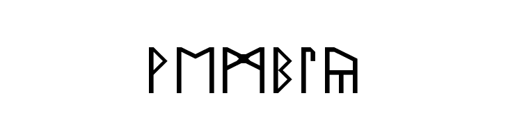 Anglo Saxon Runes Regular  Free Fonts Download