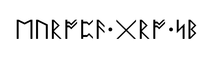 Anglo Saxon Runes Regular  Free Fonts Download