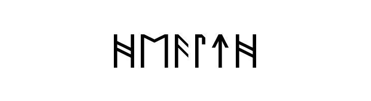 Anglo Saxon Runes Regular  Free Fonts Download