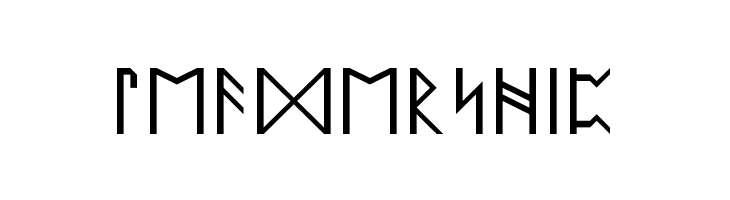 Anglo Saxon Runes Regular  Free Fonts Download