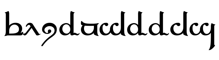 Tengwar Elfica  Free Fonts Download
