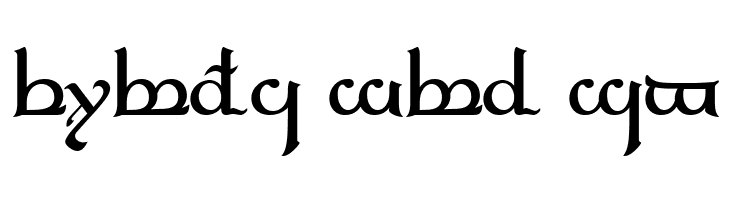 Tengwar Elfica  Free Fonts Download