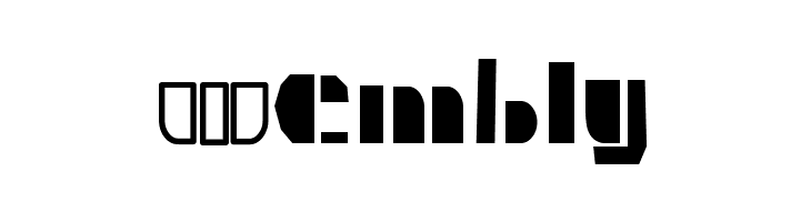 Densmore X  Free Fonts Download