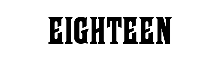 EIGHTEEN Farley MF Font