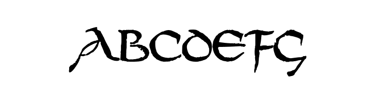 DS UncialFunnyHand Medium  Free Fonts Download