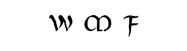 DS UncialFunnyHand Medium  Free Fonts Download