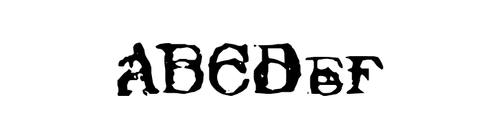 Typewriter Royal 200 Trashed  Free Fonts Download