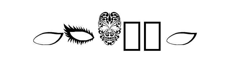 MaskbyEBO  Free Fonts Download