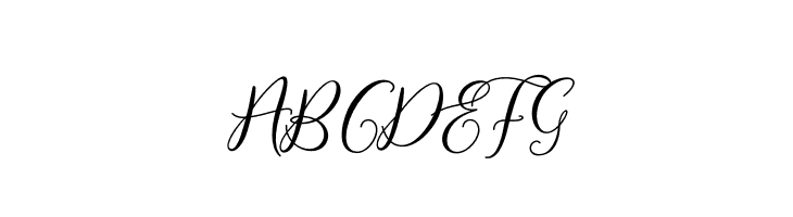 ABCDEFG PrologueScriptLite-Regular Font