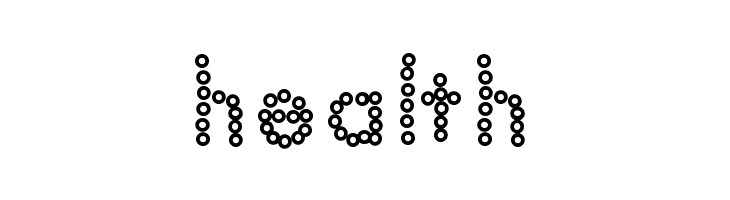 YBDabaDotFont  Free Fonts Download