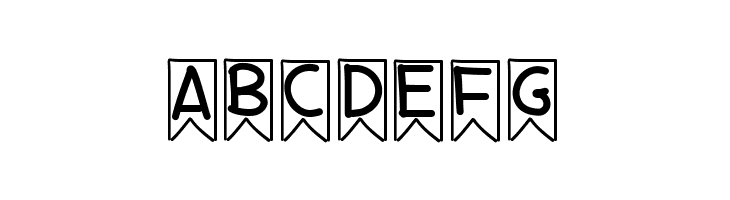 YBWhimsicalBanners  Free Fonts Download