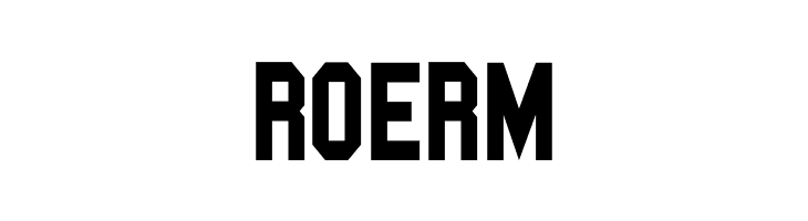 ROERM Blockbusted Font