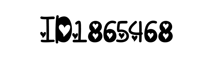 I Found My Valentine Hearted  Free Fonts Download