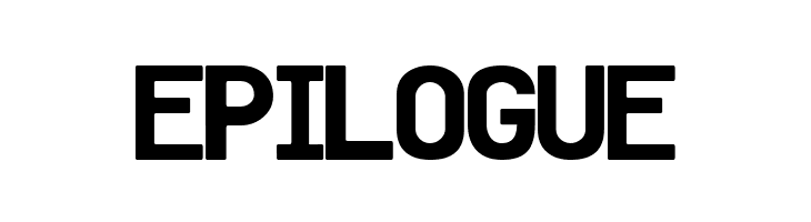 EPILOGUE Beer Font
