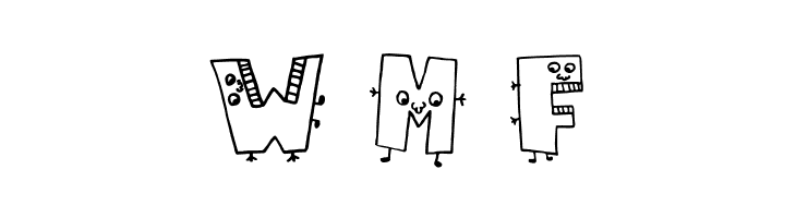 JMHMarianaBlanca-Regular  Free Fonts Download