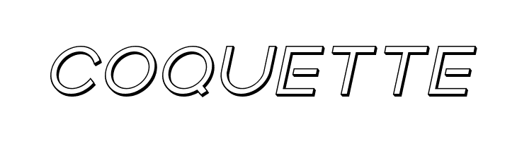 Earth Orbiter 3D Italic  Free Fonts Download