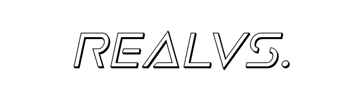 Earth Orbiter 3D Italic  Free Fonts Download